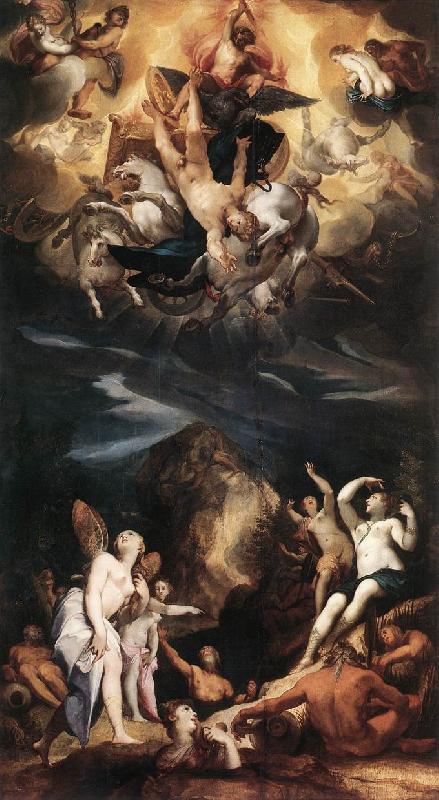 HEINTZ, Joseph the Elder The Fall of Phaeton w oil painting picture
